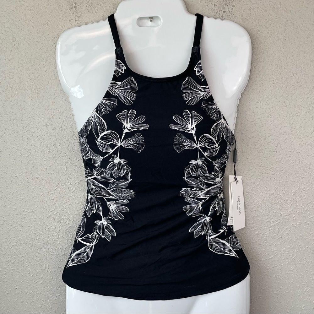NWT Calvin Klein Tankini Top Sizes XS, S, or M
